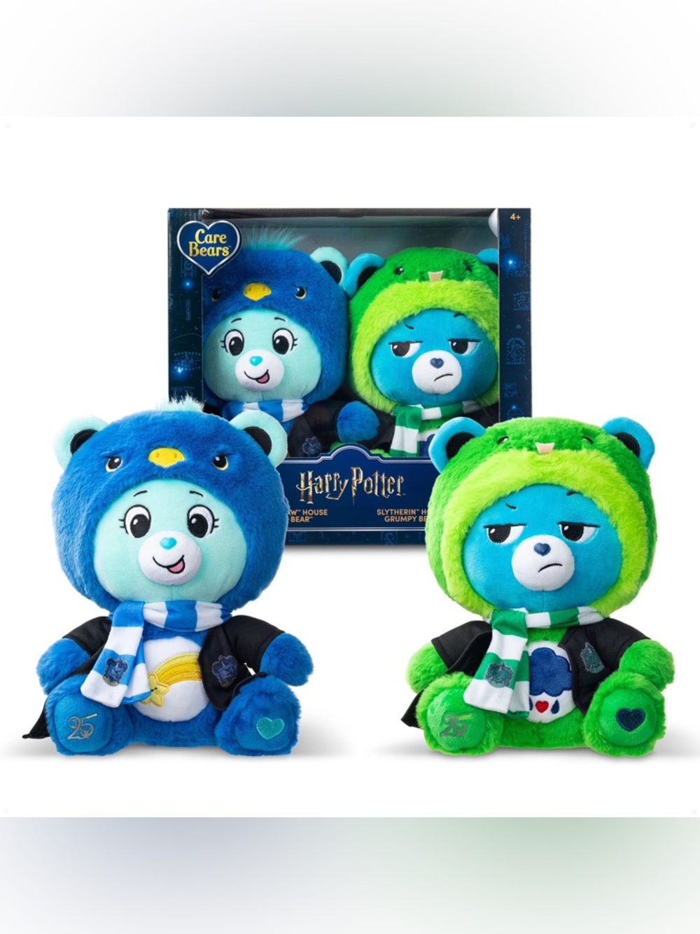 Care Bears x Harry Potter 2-Pack Ravenclaw & Slytherin Bears
